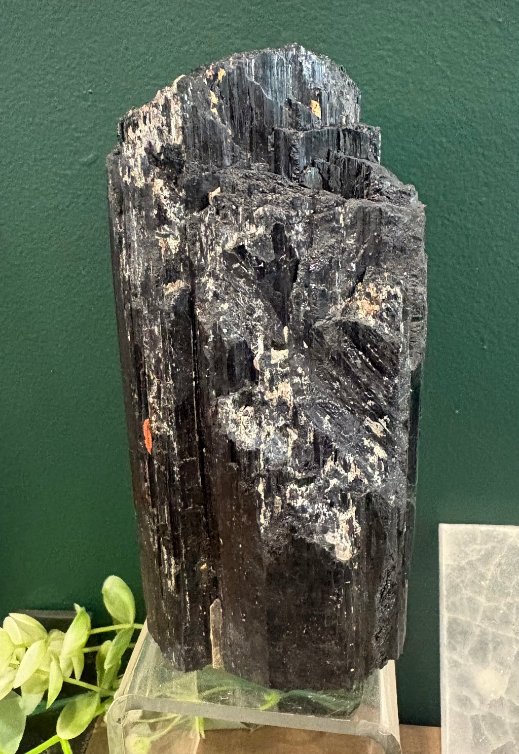 Black Tourmaline with Sawn Base (A)