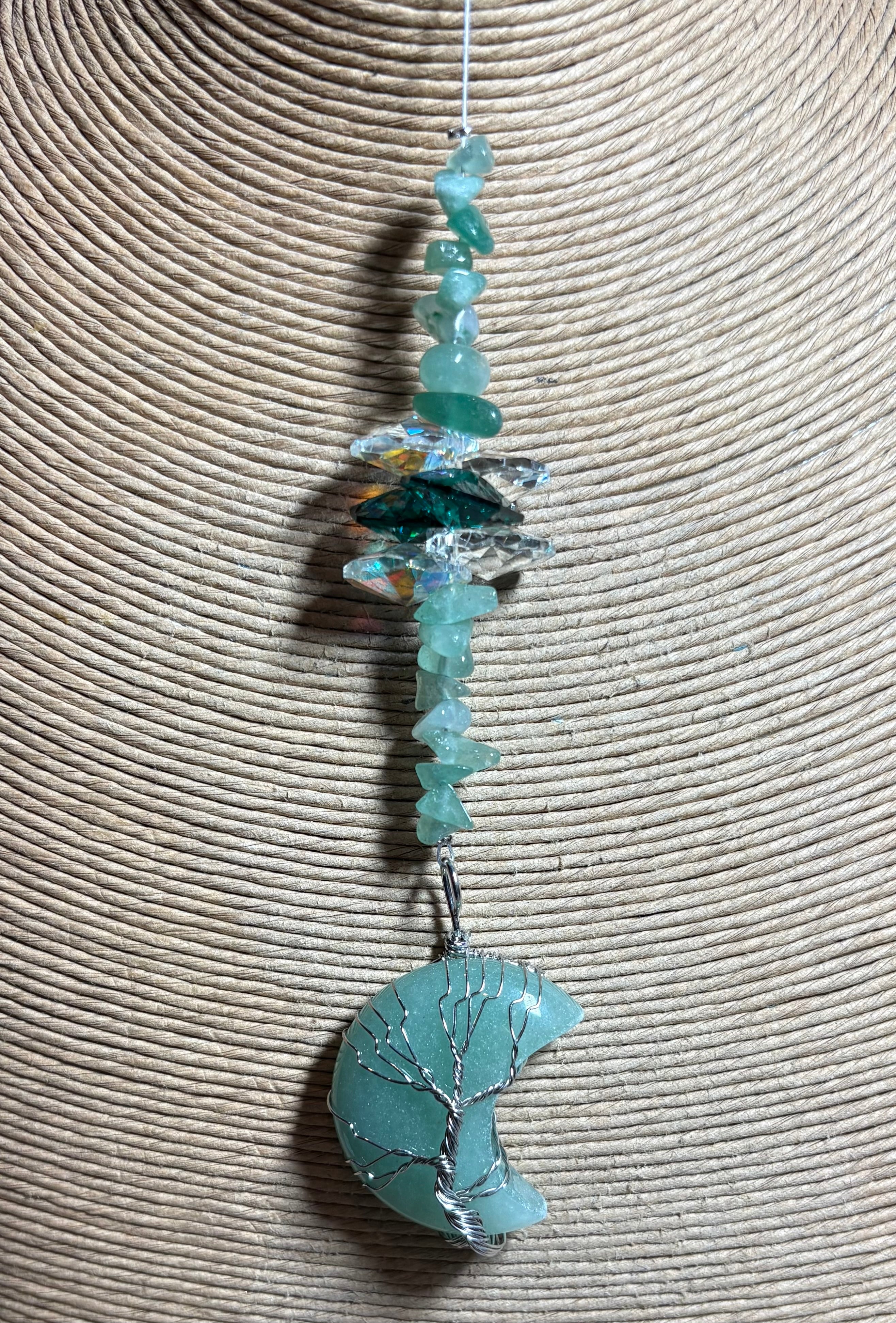 Crystal Moon Tree of Life Sun Catcher