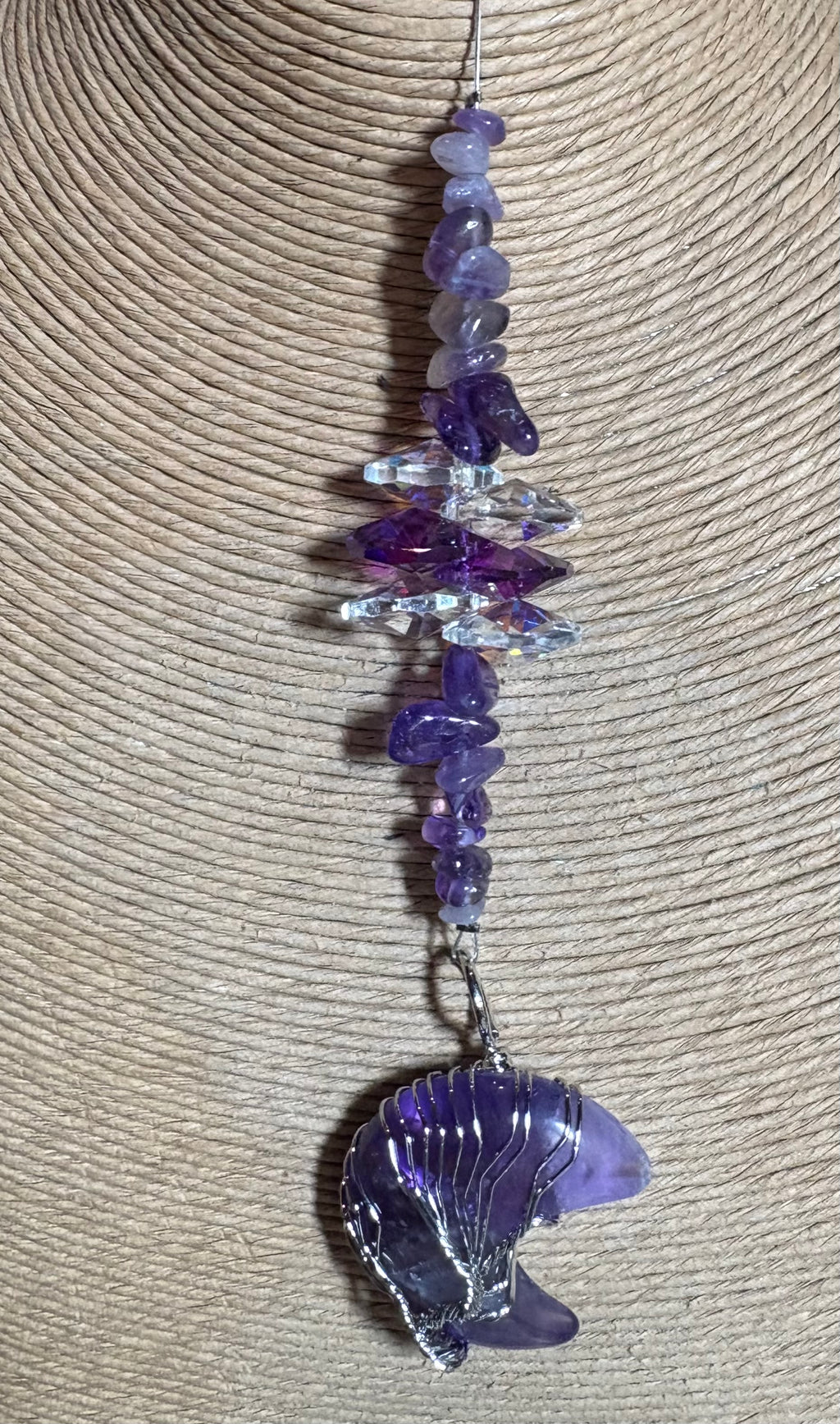 Crystal Moon Tree of Life Sun Catcher