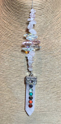 Terminated Point with Chakra Sun Catcher