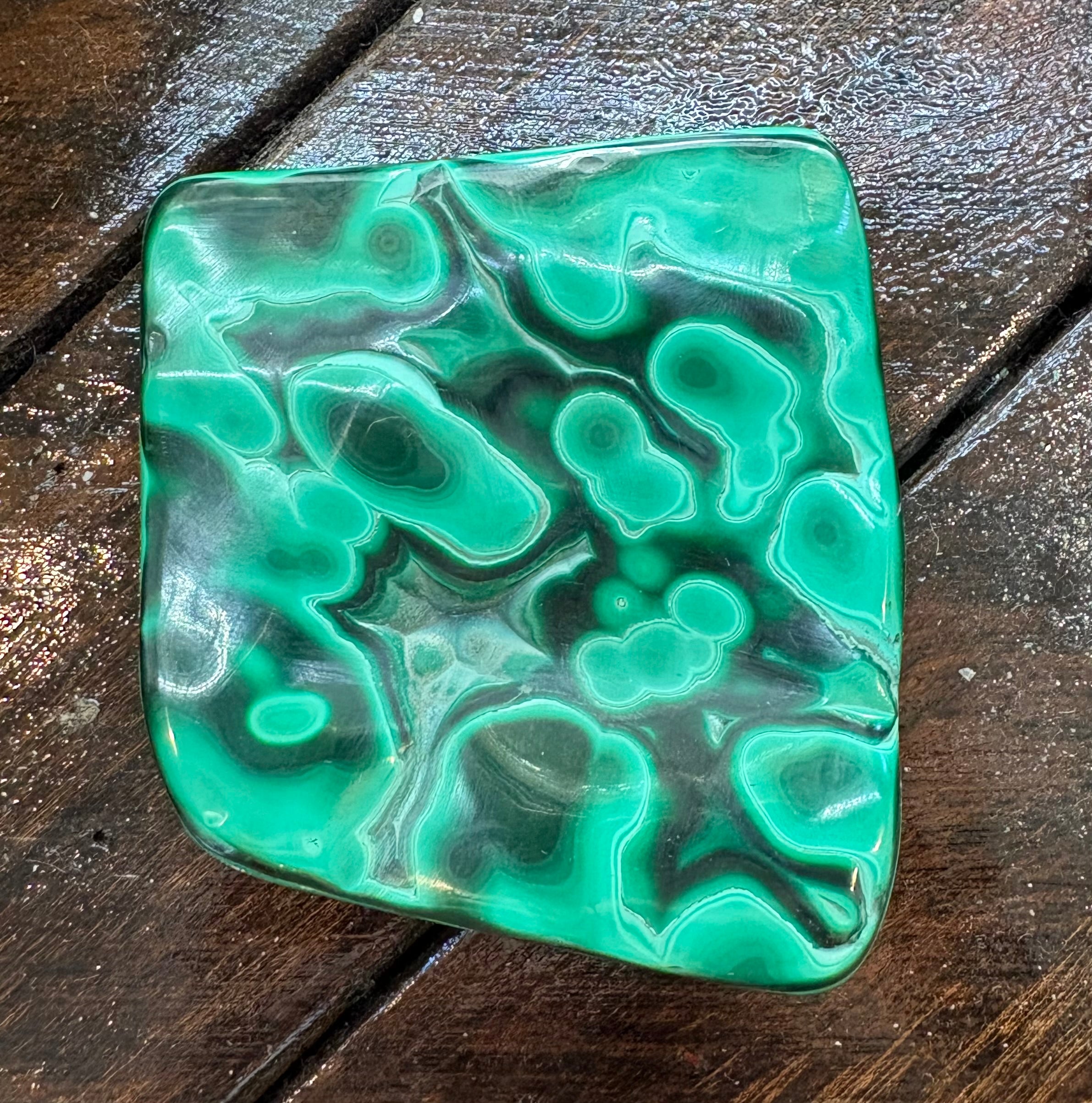 Polished Malachite Piece (A)