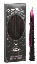 Pink Vampire Tears Set of 4 Taper Candles