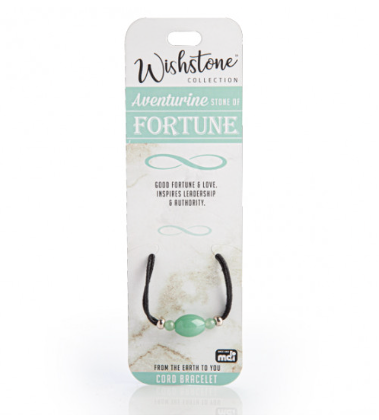 Wishstone Aventurine Cord Bracelet