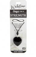 Wishstone Onyx Heart Pendant