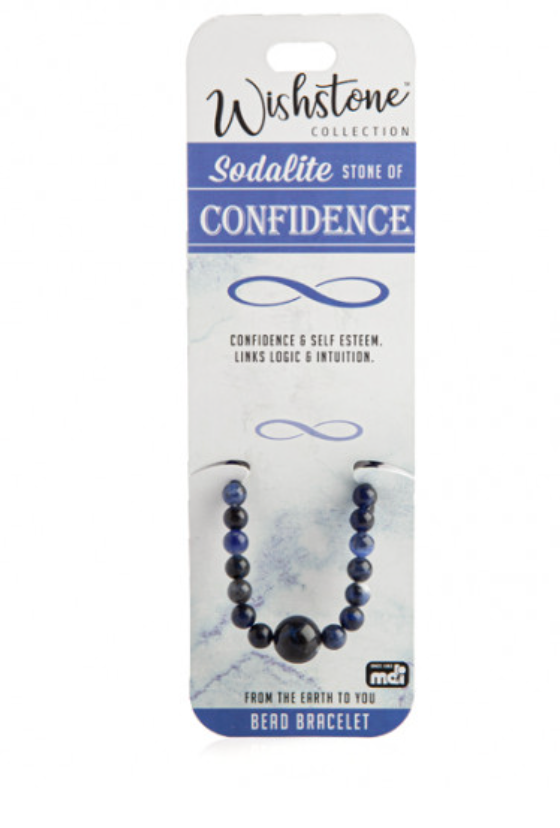 Wishstone Sodalite Bead Bracelet