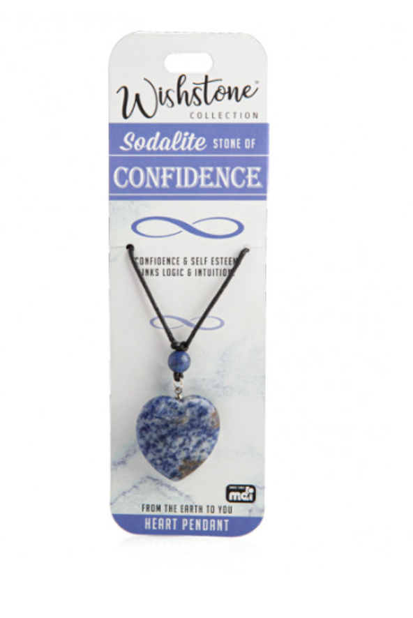 Wishstone Sodalite Heart Pendant