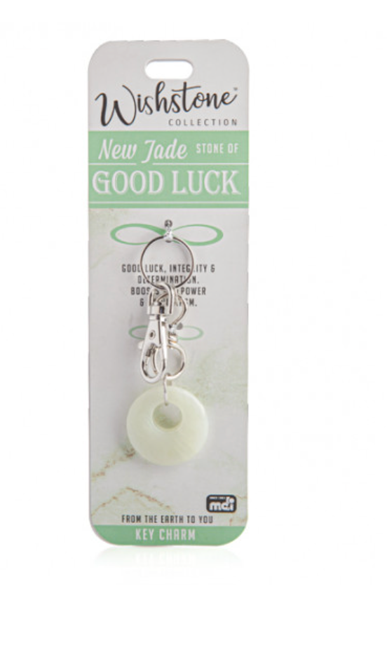 Wishstone New Jade Key Charm