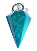 Chrysocolla Howlite Pendulum