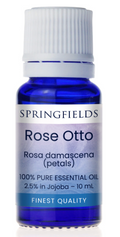 Springfields Essential Oil Rose Otto in 2.5% Jojoba 10ml