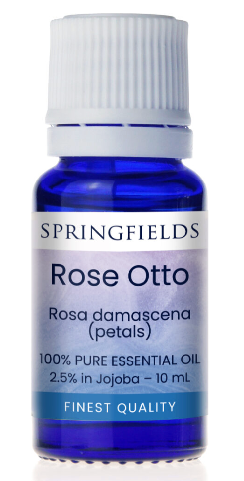 Springfields Essential Oil Rose Otto in 2.5% Jojoba 10ml