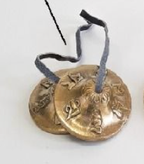 Brass Tingsha Om Mani