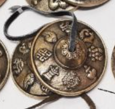 Brass Tingsha Auspicious