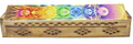 WOODEN INCENSE BOX - 7 Chakras Design 30cm