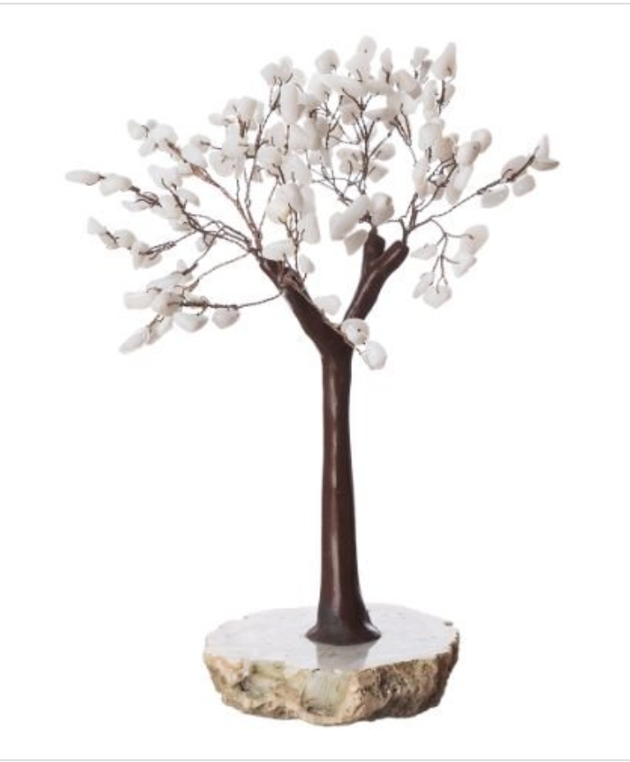 White Jade Gem Tree