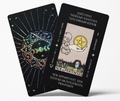 Solis Divinity Black Holographic Tarot Cards (blue front)