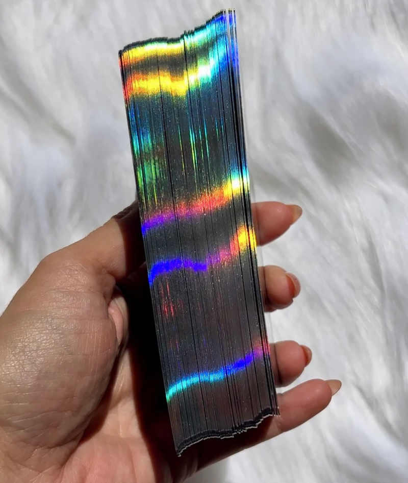 Solis Divinity Black Holographic Tarot Cards (blue front)