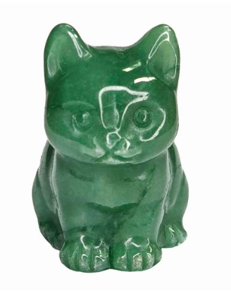 Green Aventurine Cat