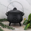 Cast Iron Pentacle Tripod Cauldron