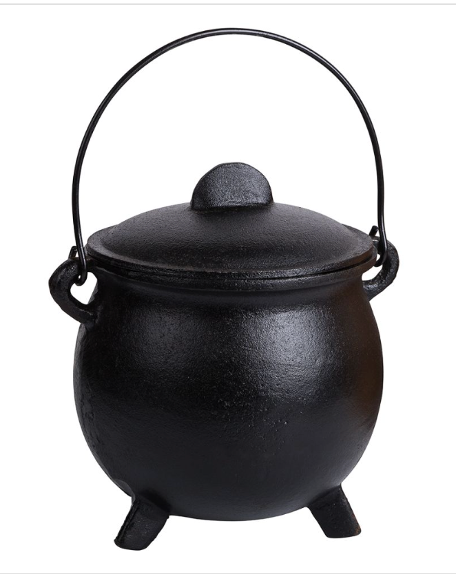 Large Cast Iron Cauldron 17cm