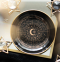 Black Astrology Wheel Trinket Dish