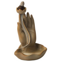 Back Flow Burner Lotus Hand