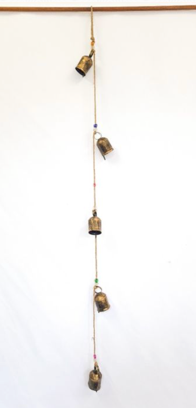 Hanging Iron Cowbells