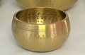 Gold Hammered Singing Bowl