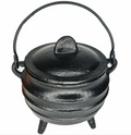 Cast Iron Cauldron 12cm x 13cm
