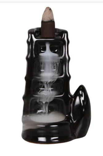 Back Flow Burner Black Bamboo