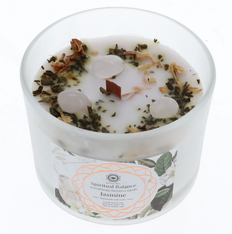 Jasmine Scented Gemstone Candle