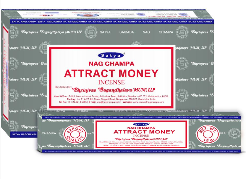 Attract Money Satya Incense Sticks