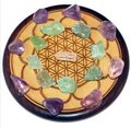 Healing Tumbled Crystals with Grid Board