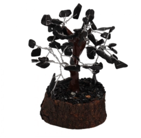 Black Tourmaline Gem Tree 12cm