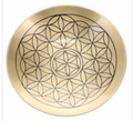 Crystal Grid Flower of Life Brass