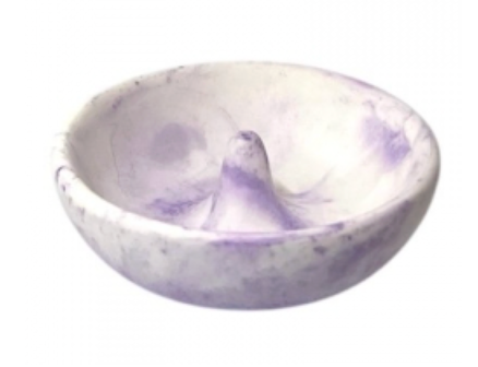 Purple Round Incense Holder