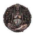 Bronze Mother Earth Wall Plaque