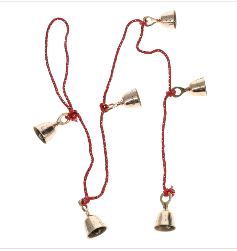 Brass Bells on String 95cm