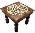 Triple Moon Pentacle Altar Table