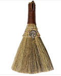 20cm Wicca Broom with Tree of Life and Tigers Eye