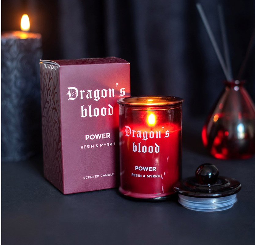 Dragon's Blood Resin & Myrrh Candle