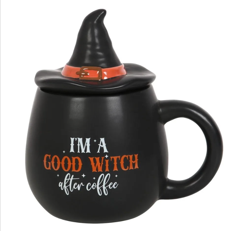 I'm a Good Witch After Coffee Topped Mug