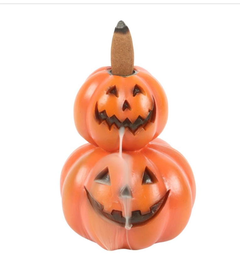 Stacking Pumpkins Backflow Resin Incense Burner