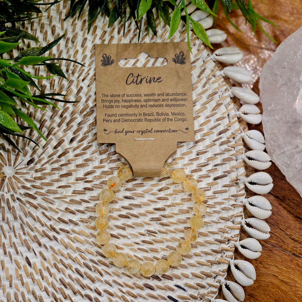 Citrine Crystal Bracelet Medium