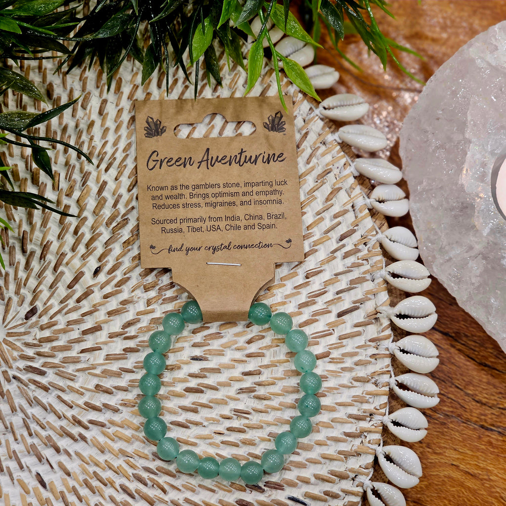Green Aventurine Crystal Bracelet Medium