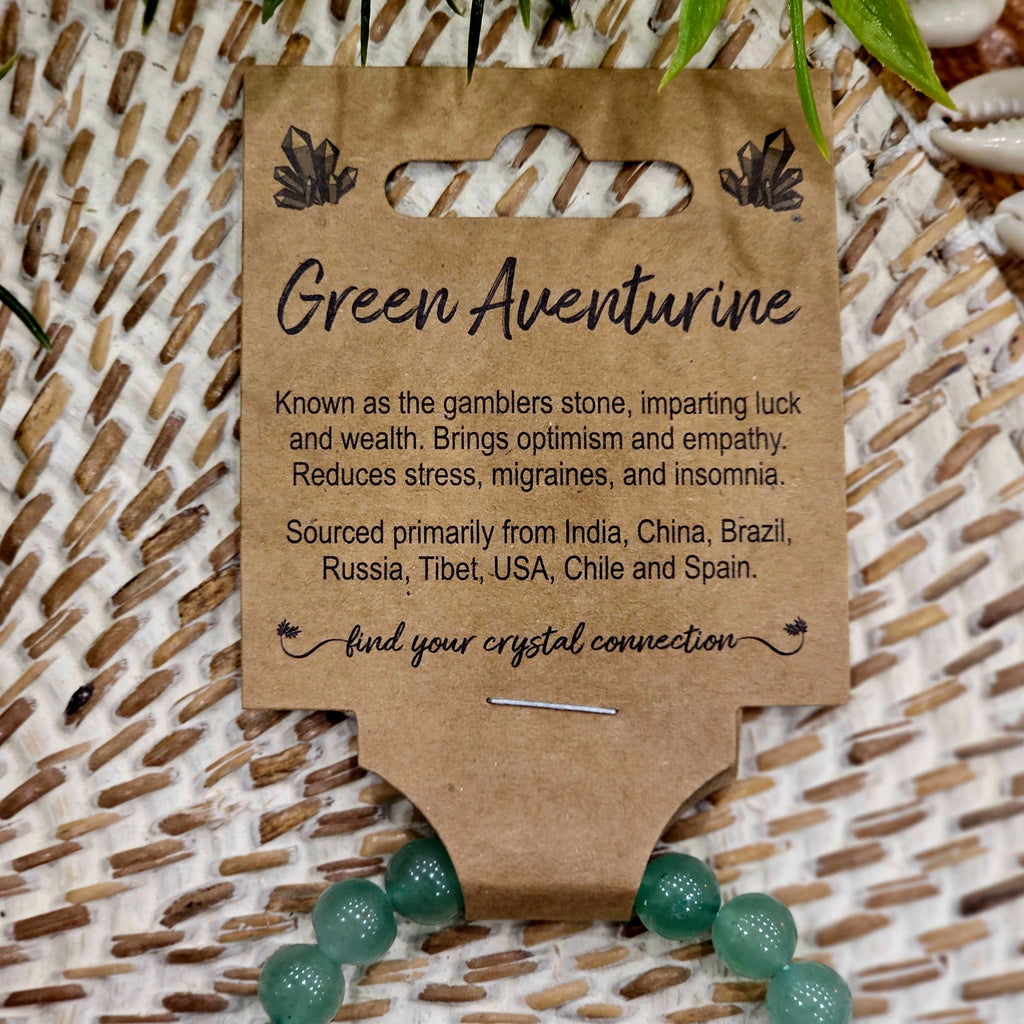 Green Aventurine Crystal Bracelet Medium