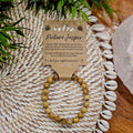 Picture Jasper Crystal Bead Bracelet