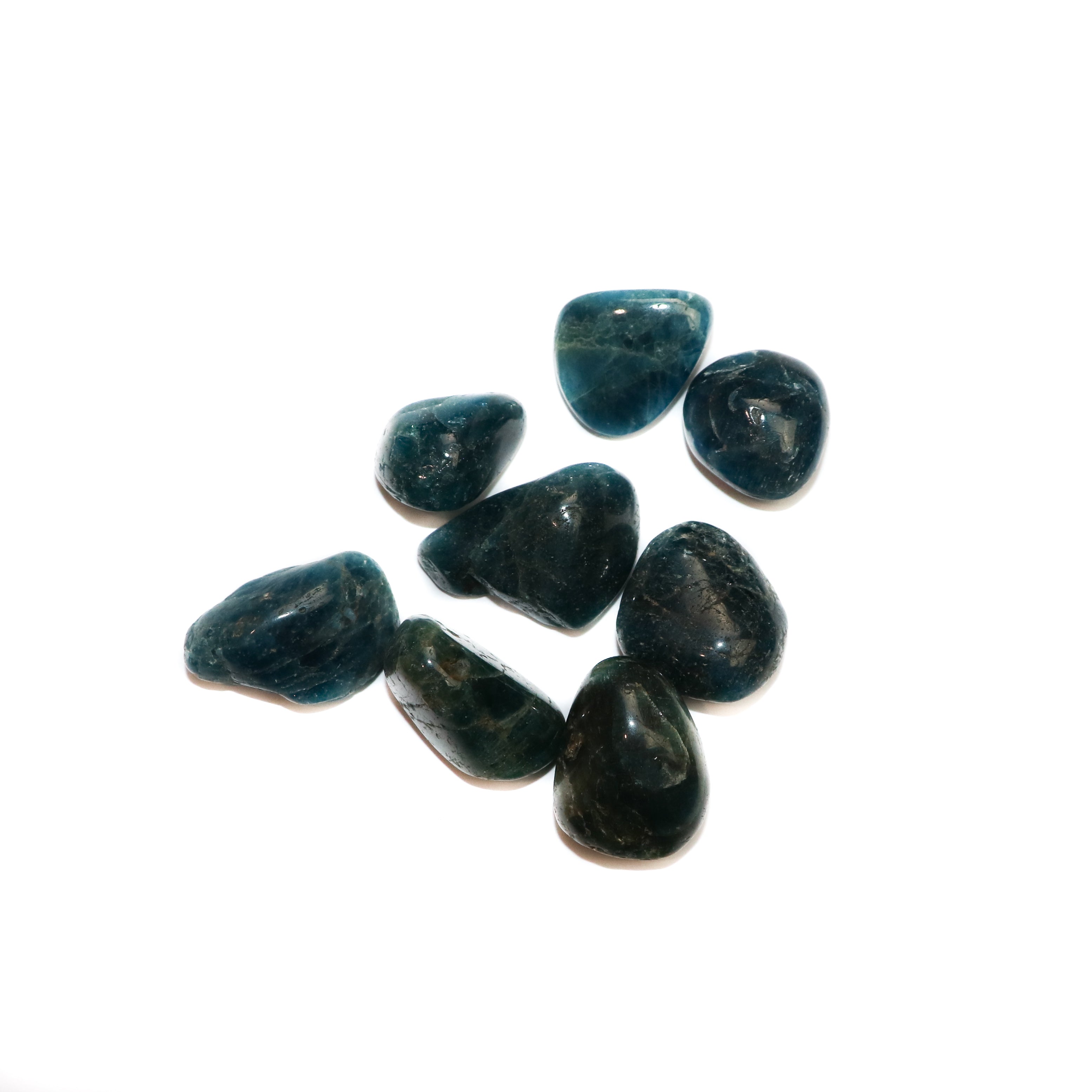 Blue Apatite Tumbled
