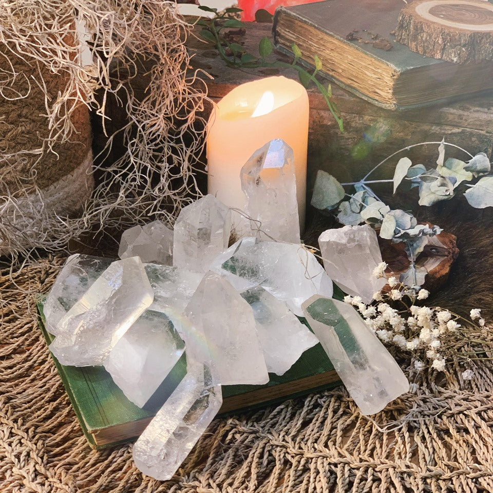 Large Clear Quartz Natural Points