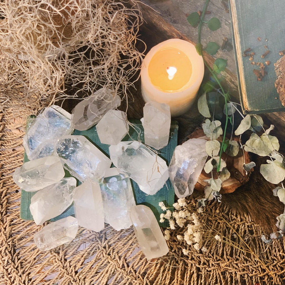 Large Clear Quartz Natural Points