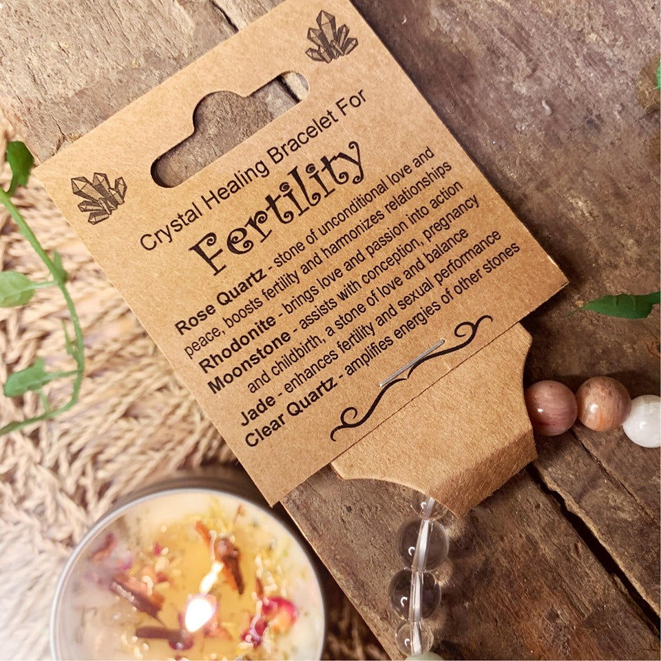 Fertility Crystal Bead Bracelet
